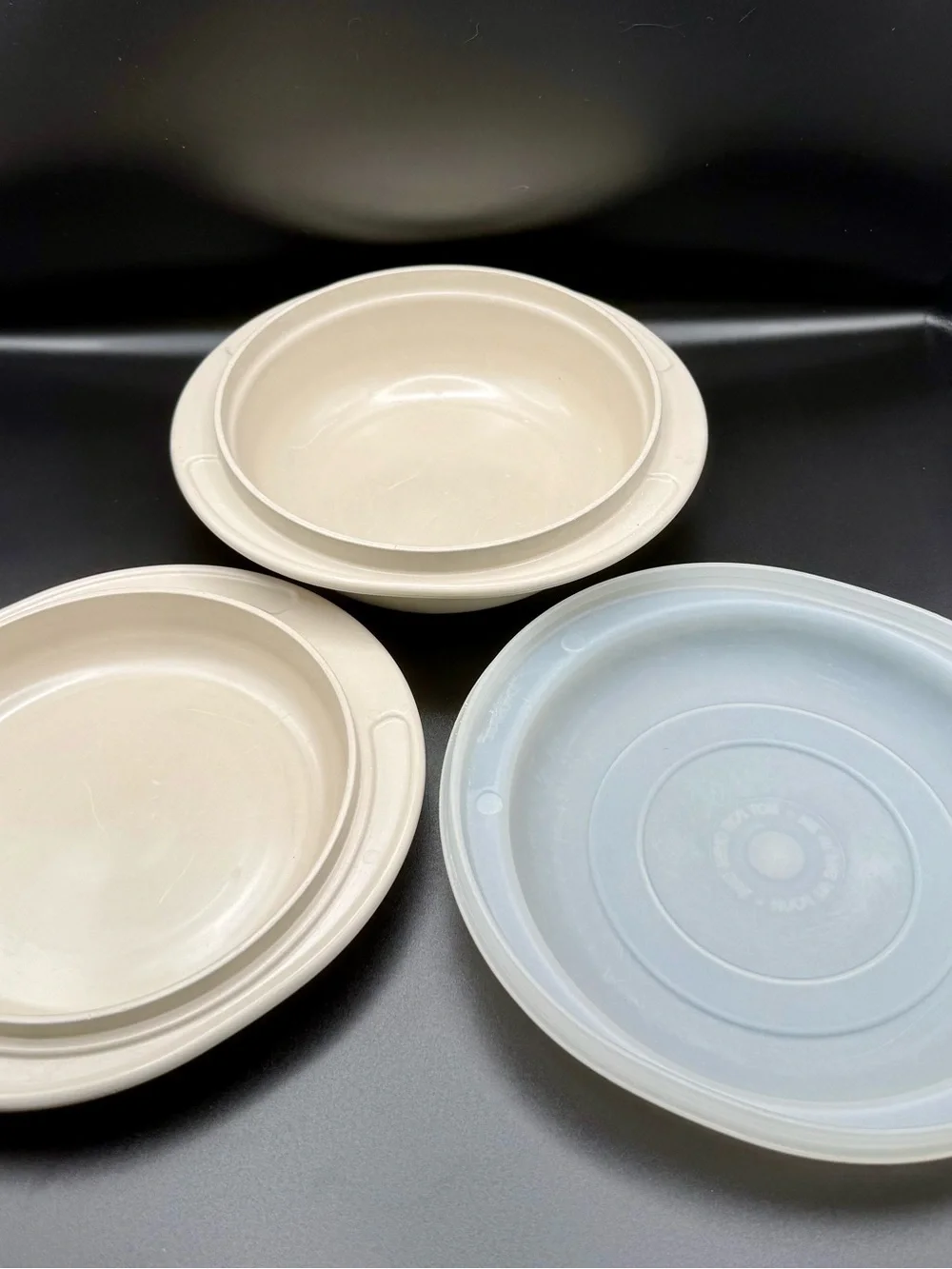 Vintage Tupperware Ultra 21 3-Piece Small Casserole Set 500mL 250mL